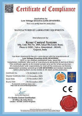 CE Certificate Page 1