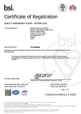 ISO Certificate